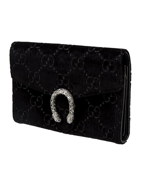 gucci mini dionysus velvet chain wallet